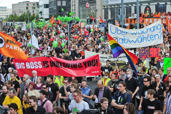 Freedom not Fear 2010 demo